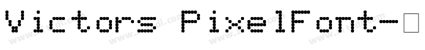 Victors PixelFont字体转换